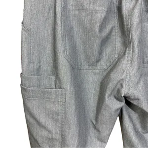 Figs Technical Collection ‘Yola’ Kade Gray Cargo Skinny Scrub Pants thumbnail 4