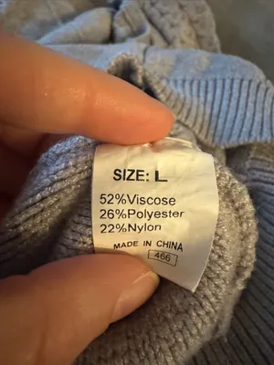 Women's Cable Knit V-Neck Sweater Vest - Grey thumbnail 5