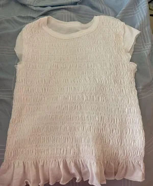White ruffle top Amazon  thumbnail 1