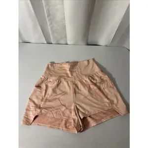 NEW Gymshark Womens Power Jacquard Pink Shorts Pockets Size Medium‎ thumbnail 2