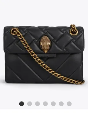 Kurt Geiger Mini Kensington Black Leather Crossbody Bag thumbnail 2
