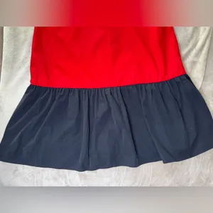 TCEC Red and Black Pleated Sundress Casual thumbnail 8