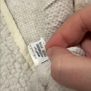 Aerie Soft Ivory/Cream Full Zip Sherpa Longline Vest size S thumbnail 12