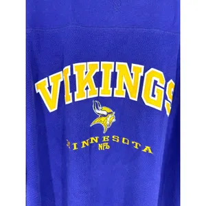 NFL Minnesota Vikings Purple Long Sleeve Shirt Unisex XL Graphic Tee Fan Gear thumbnail 2
