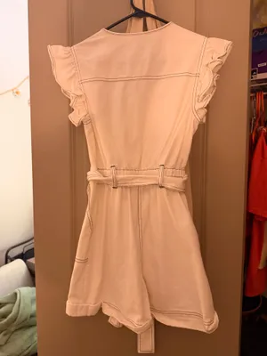Boutique White Romper thumbnail 2