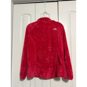 The North Face Osito Fleece Jacket Full Zip Raspberry Pink Soft Plush Large thumbnail 3