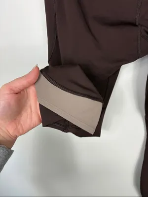 Athleta Ultimate Stash Craft Tights Leggings Toasted Brown Women’s Size Medium thumbnail 7