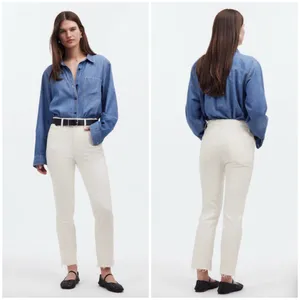 Madewell jeans size 28p 28 petite Perfect Vintage Jean in Tile White thumbnail 2