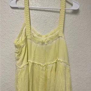 SATURDAY SUNDAY by Anthropologie Yellow Sleeveless Maxi Dress Size XL thumbnail 12