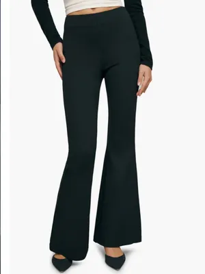 Reformation Jolie High-Waisted Ponte Flare Pants thumbnail 11
