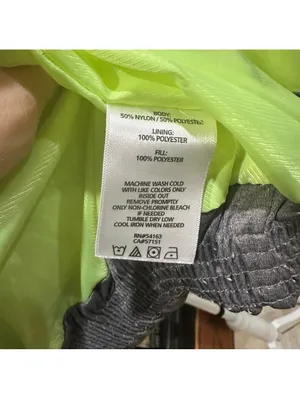 Calvin Klein Performance Gray Puffer Vest with Neon Green Lining – Size L thumbnail 11