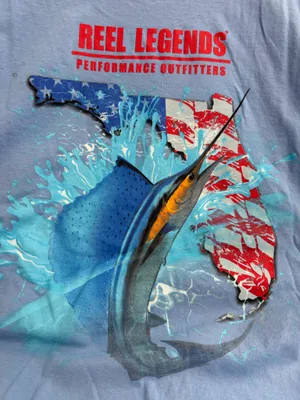 Reel Legends Men’s Short-Sleeve T-Shirt — Light Blue thumbnail 3