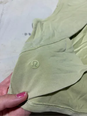 Lululemon Women’s Olive Green open-tie back Crop Tank Top thumbnail 4