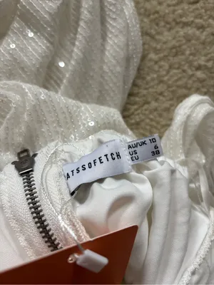 Thats So Fetch White Off the Shoulder Mini Dress thumbnail 2