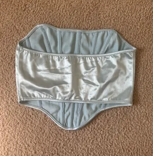 light blue corset top Silver thumbnail 2