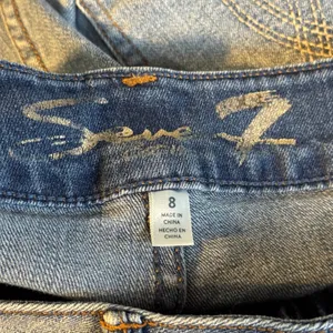 Seven7 Pacifica High Rise Wide Leg Jeans Medium Wash Raw Hem Size‎ 8 thumbnail 8