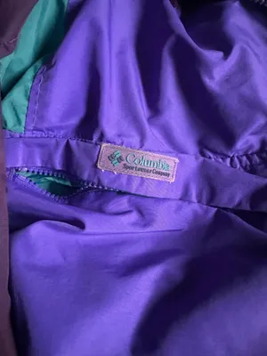 Columbia Men’s Jacket Full-Zip color block purple teal thumbnail 4
