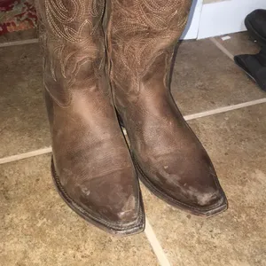 Justin Boots leather cowgirl boots thumbnail 4