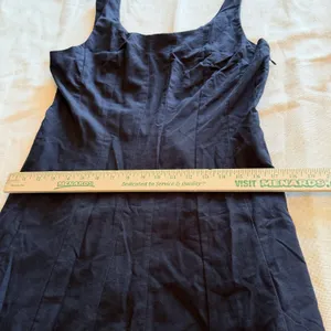 A New Day Women’s Black Corset Midi A-Line Dress Size 12 NWT thumbnail 8