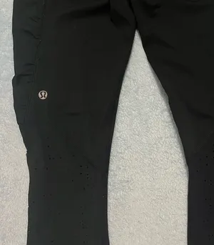 Lululemon Crop Mesh Leggings Black thumbnail 3