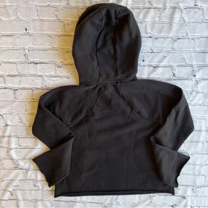 Athleta Small Womens Black Scuba Hoodie Hooded Sweatshirt Athletic Pull Over thumbnail 9