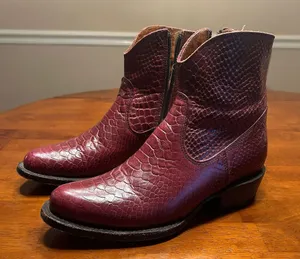 J.B Dillon Cowboy Ankle Boots thumbnail 1