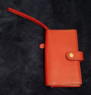 Coach Red Leather Key & Card Holder thumbnail 1