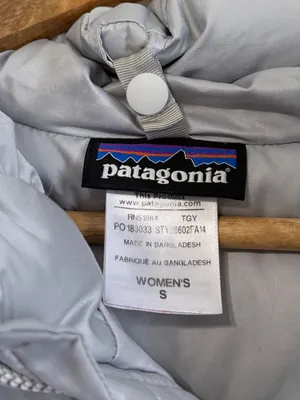 Patagonia Women’s Downtown Loft Jacket Size Small Gray Down Puffer thumbnail 3