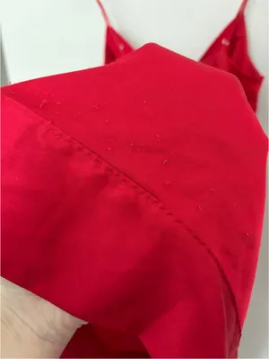Victoria's Secret Y2K Vintage Red Mini Slip Dress Medium thumbnail 5