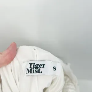 Tiger Mist White Ruched Sexy Bachelorette Party Bodycon‎ Mini Reese Dress Size S thumbnail 6