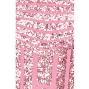 superdown Pink Sequin Midi Dress thumbnail 6