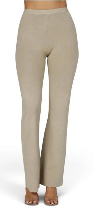 Meshki Knit Pants Quiet Luxury Elevated Chic Minimalist Tailored Scandi thumbnail 1