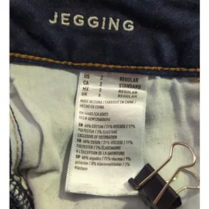 American Eagle Jeans Woman's 2 Jeggings Blue Skinny‎ Stretch Basic Coastal thumbnail 11