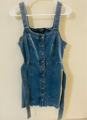 Peace Love Eco by Rewash Denim Dress thumbnail 2