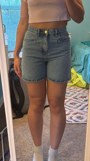 Primark Dad Denim Jean Shorts thumbnail 6