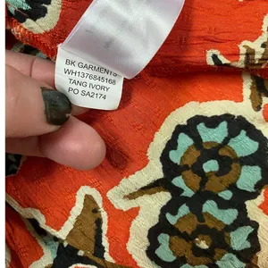 Band‎ of the Free Teresa Tangerine Floral Tank Mini Dress Medium Orange Boho thumbnail 13