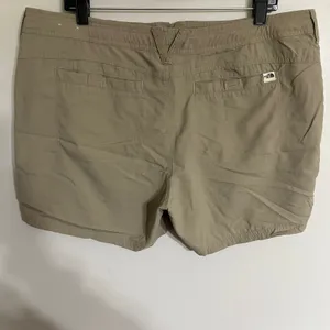 The‎ North Face Womens Tan Khaki Hiking Shorts Size 16 Drawstring Nylon Trekking thumbnail 14