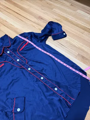West of Breakfast The Western One in Admiral Pajama Set Sz M thumbnail 3