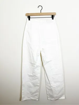 NWT Meshki Roxy High Waisted Jean White Size 8 thumbnail 3