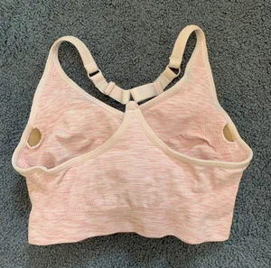 Old Navy Pink Sports Bra With Built In Padding Bra thumbnail 2