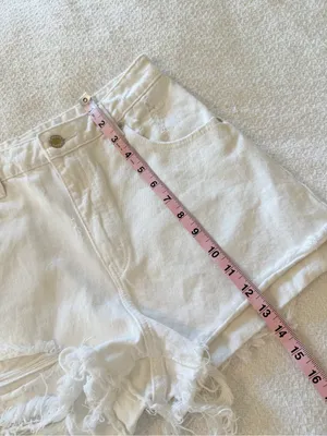 Rollas Duster Jean Shorts Layla White 27 thumbnail 8