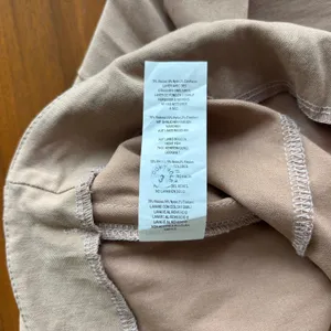 PrettyLittleThing Strapless Jumpsuit Sz 6 Tan Wide Leg Pintuck Office Workwear thumbnail 6