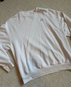 Alo White Crewneck Yoga Accolade thumbnail 1
