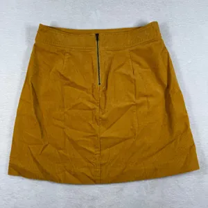 J.Crew Womens Corduroy Mini‎ Skirt Mustard Yellow A-Line G8210 Size 2 NEW thumbnail 10