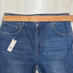 Martha Stewart mid rise skinny jeans medium blue size 18 thumbnail 3