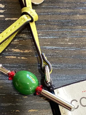 kate spade Charmed Cocktail Book Leather Bag Charm Keychain thumbnail 8