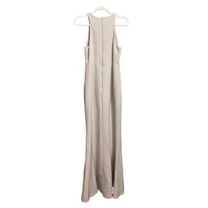 Show‎ Me Your Mumu Chicago High Neck Maxi Dress Pale Pink Sz M thumbnail 2
