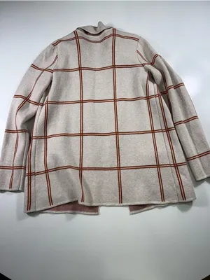Loft 100% Cotton Cream and Rust Cardigan thumbnail 7