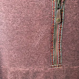 Sherpa Adventure Gear Rolpa Half Zip Pullover Fleece Maroon Burgundy Size‎ Small thumbnail 7