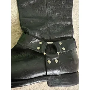 Frye Women's Phillip Harness Tall Riding Boots Black Size 8 B thumbnail 5